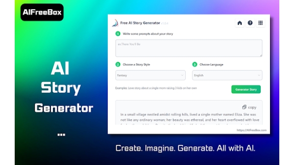 Free AI Story Generator - Chrome Extension