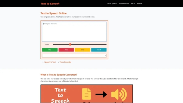 Free Text to Speech Online