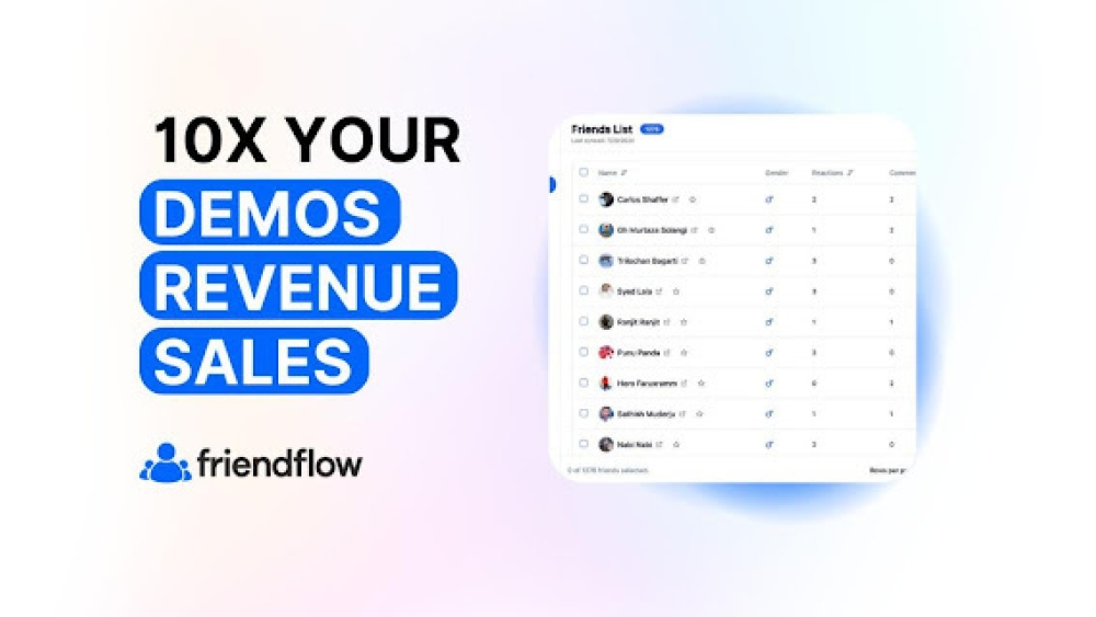 FriendFlow - Chrome Extension