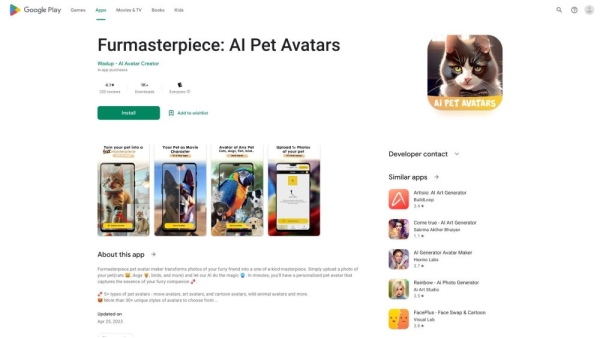Furmasterpiece: AI Pet Avatars