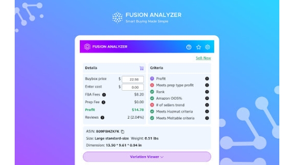 Fusion Analyzer - Chrome Extension