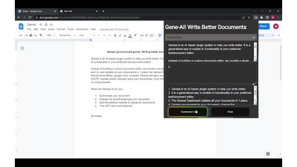 GeneAI - Chrome Extension