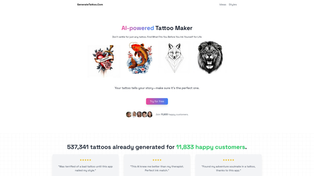 GenerateTattoo.com