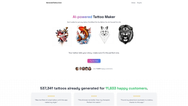 GenerateTattoo.com