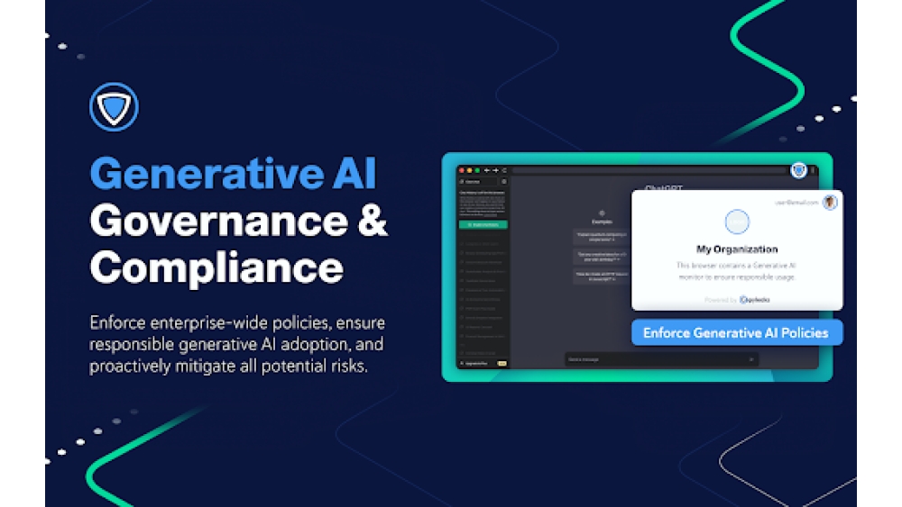 Generative AI Monitor & Policy Enforcer - Chrome Extension
