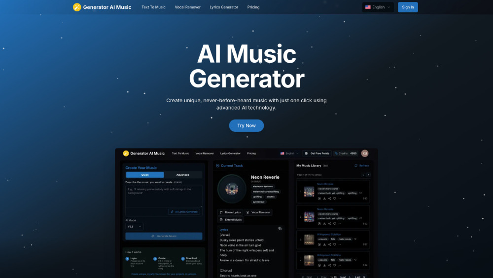 Generator AI Music