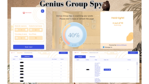 Genius Group Spy - Chrome Extension
