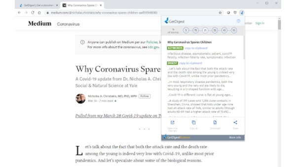 GetDigest - Chrome Extension