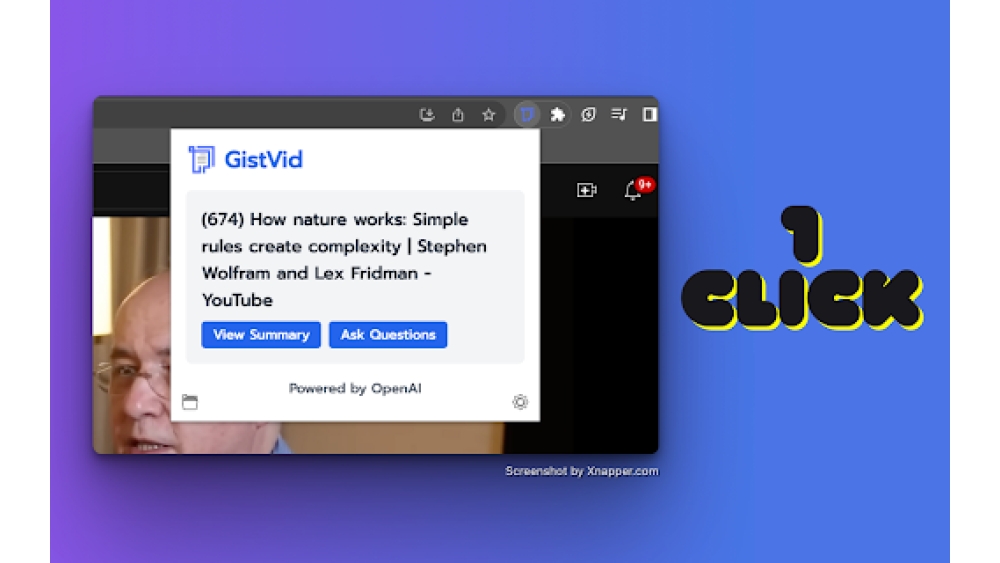 GistVid - Chrome Extension