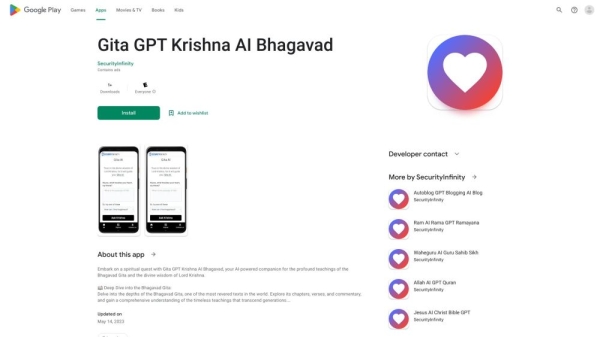 Gita GPT Krishna AI Bhagavad