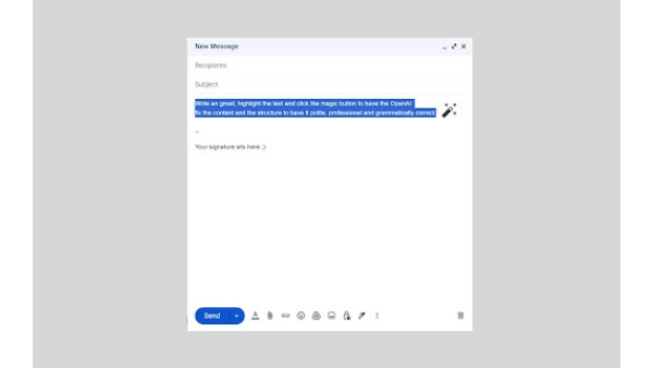 Gmail Add-on for Professional Email Writing - Chrome Extension