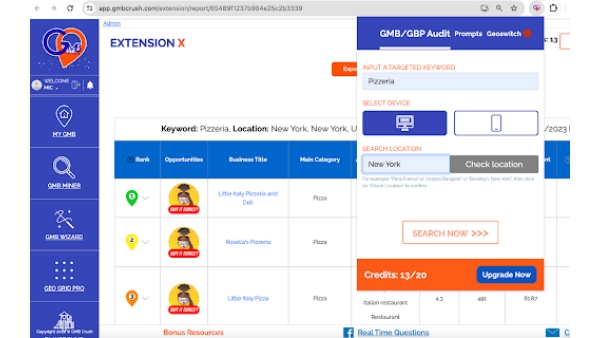 GMB Crush Chrome AI Assistant - Chrome Extension