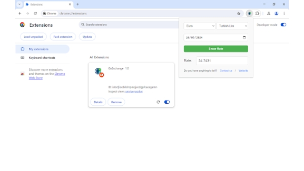 GoExchange - Chrome Extension
