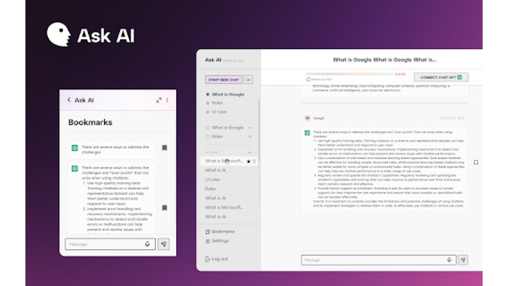 Google AI Search and Chat - Chrome Extension