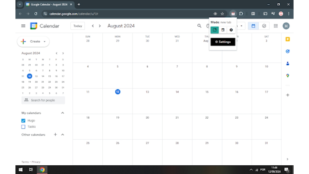 Google Calendar Event Creator - Chrome Extension