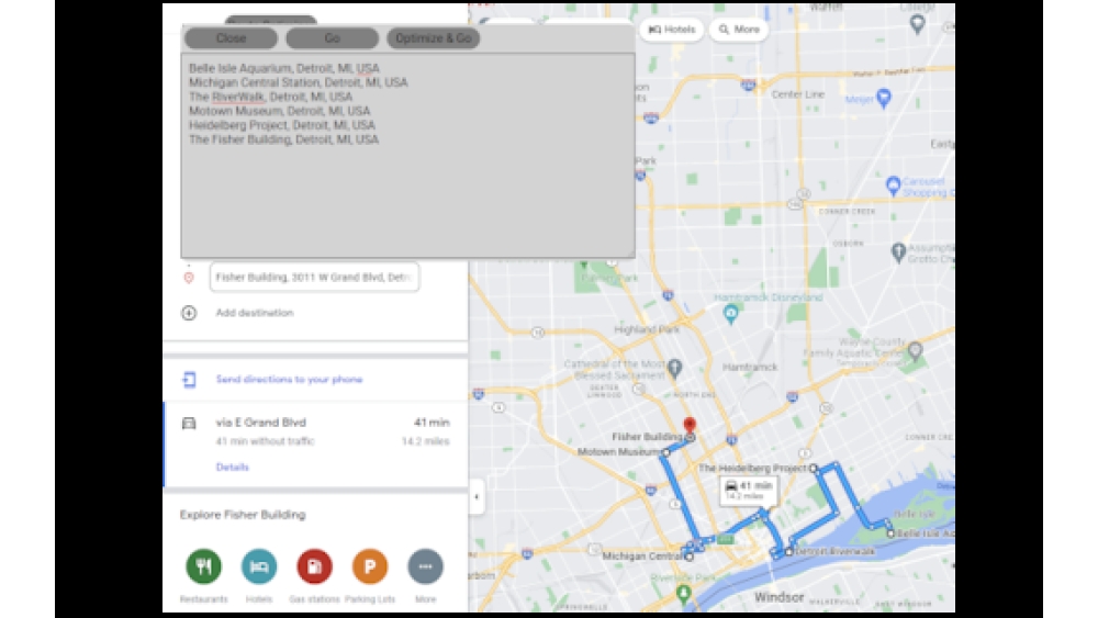 Google Maps Route Optimizer - Chrome Extension