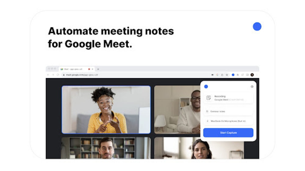 Google Meet AI Notes - Chrome Extension
