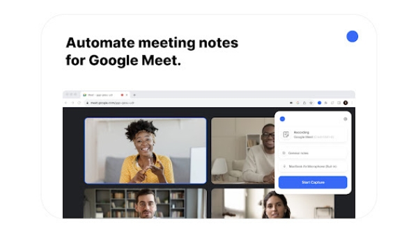 Google Meet AI Notes - Chrome Extension