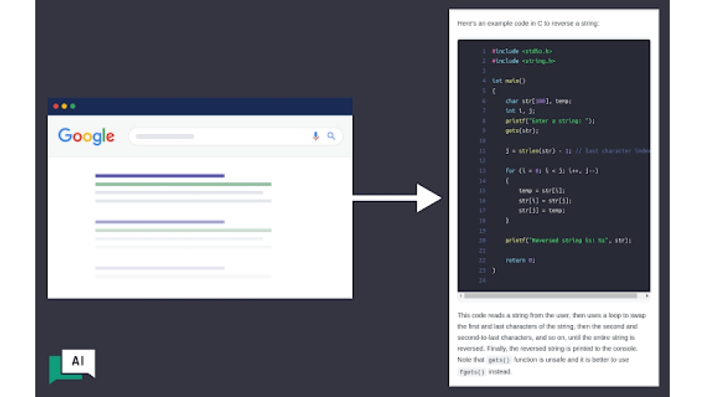 Google Search with ChatGPT - Chrome Extension