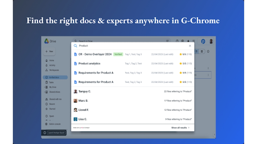 Google Workspace Extension - Chrome Extension
