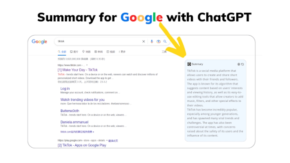 Google/YouTube Summary with ChatGPT - Chrome Extension