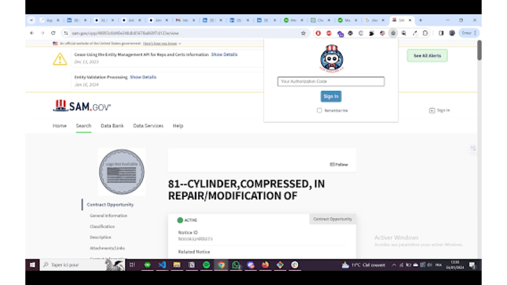 GovPipeline AI Extension - Chrome Extension