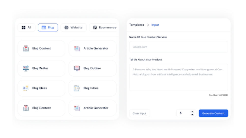 GoZen Content.AI - Chrome Extension
