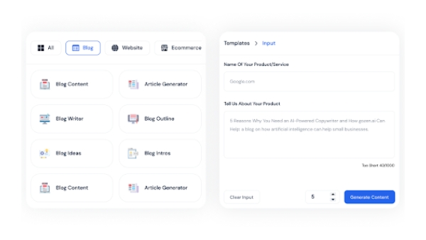 GoZen Content.AI - Chrome Extension