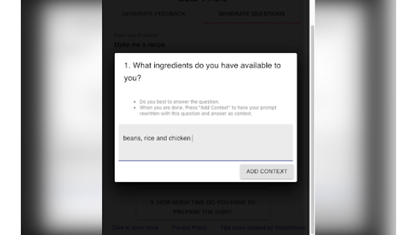 GPT3 Prompting and Feedback Tool - Chrome Extension