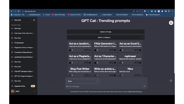 GPT Cat - Chrome Extension
