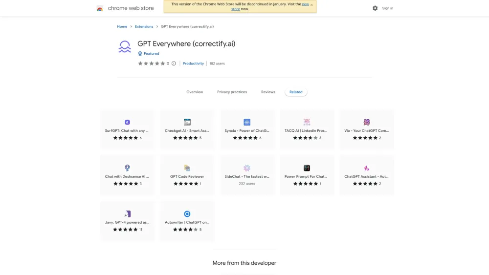 GPT Everywhere (correctify.ai) - Chrome Extension
