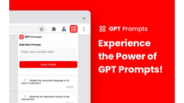 GPT Prompts - Chrome Extension