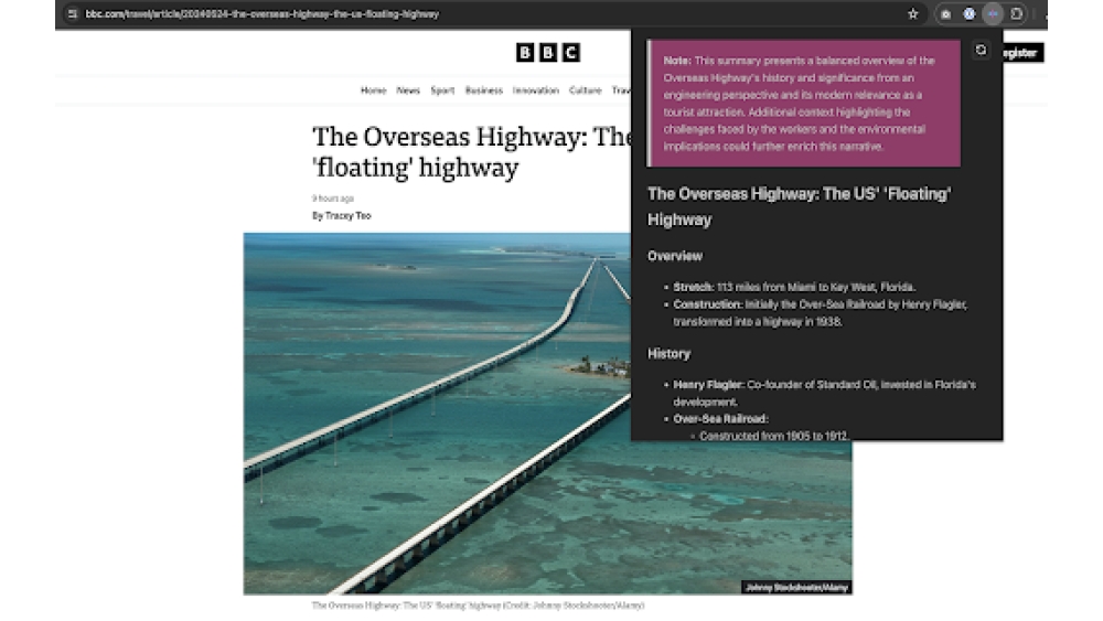 GPT Summarizer - Chrome Extension