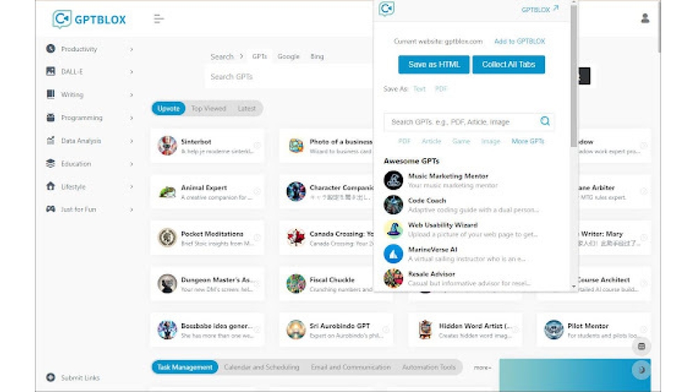 GPTBLOX - Chrome Extension