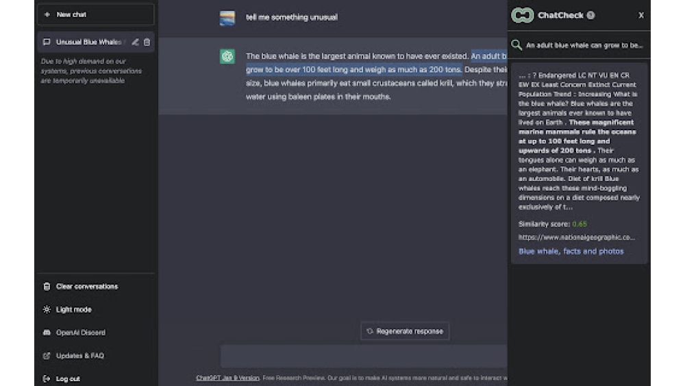 GPTCheck - Chrome Extension