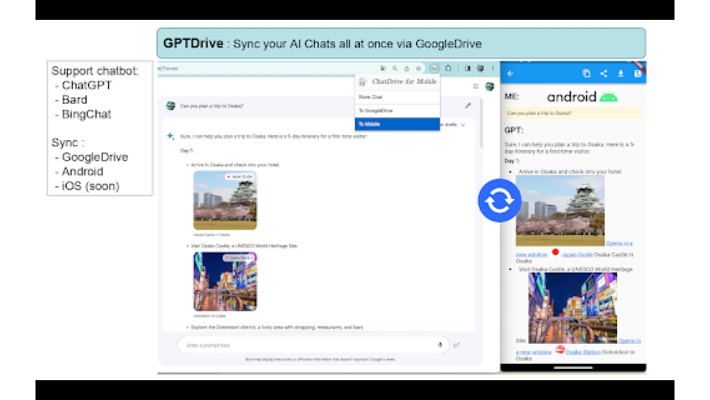 GPTDrive - Chrome Extension