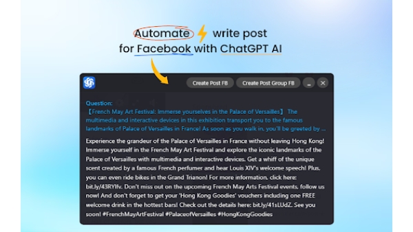 GPT-For-Facebook - Chrome Extension