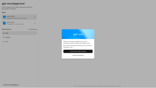gpt-oss playground