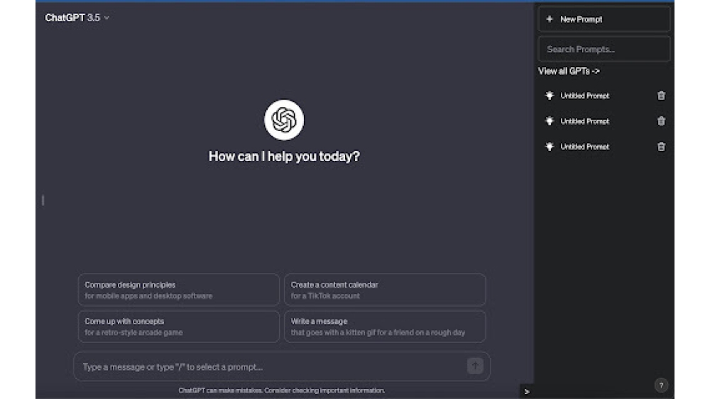 GPT's Prompt - Chrome Extension