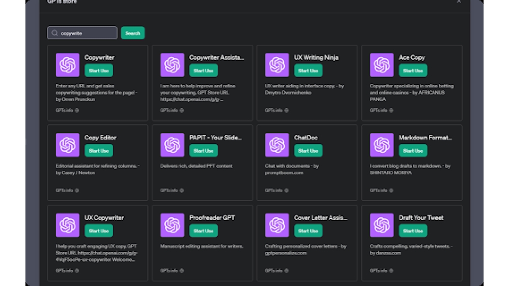 GPTs Store Search - Chrome Extension