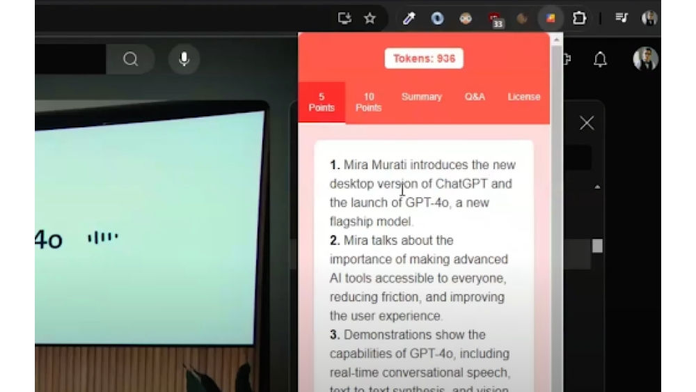 Groq Cloud API - Chrome Extension
