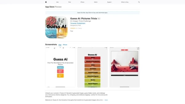 Guess AI: Pictures Trivia