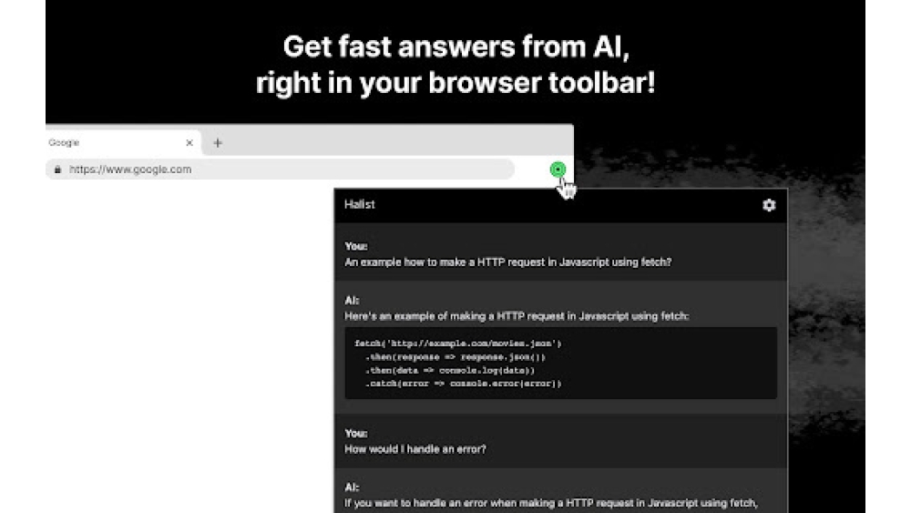 Halist AI - Chrome Extension