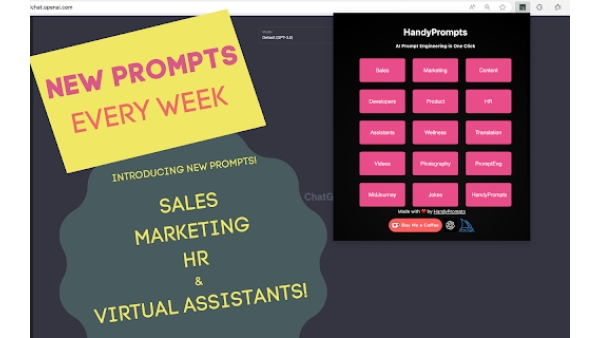 HandyPrompts - Chrome Extension