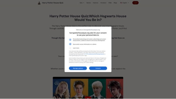 harry potter house quiz