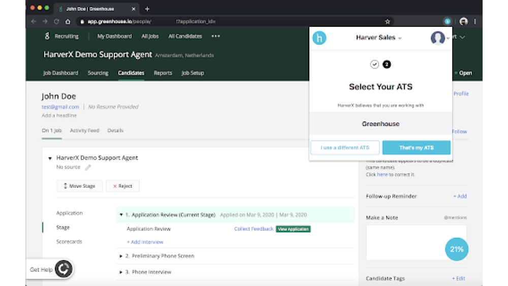HarverX - Chrome Extension