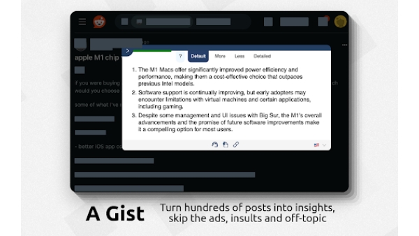 Harvests the power of AI - Chrome Extension