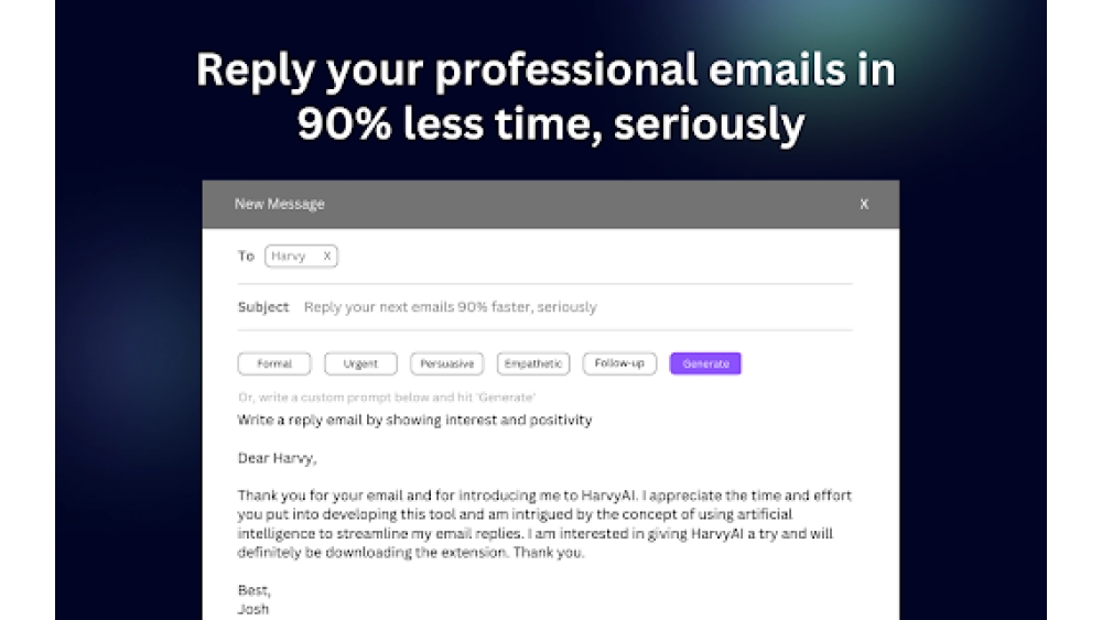 Harvy AI - Chrome Extension