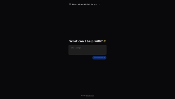 Here, let me AI that for you.