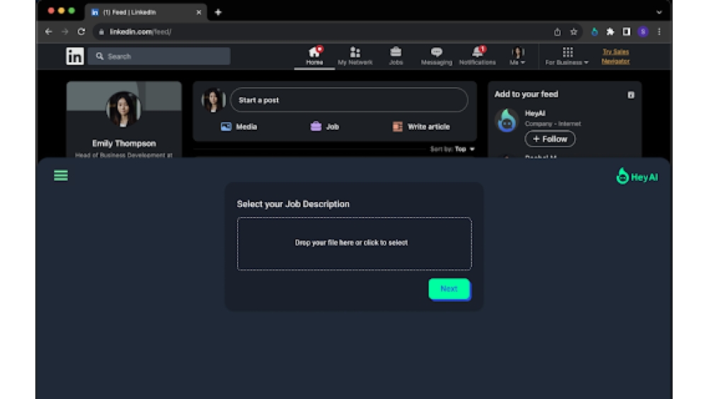 HeyTalent - Chrome Extension